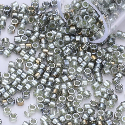 600 kusov 2,5 mm japonských kvalitných sklenených korálok pre natívnu korálkovú prácu, 10 gramov/vrecko, vodeodolné, pozlátené sklenené korálky