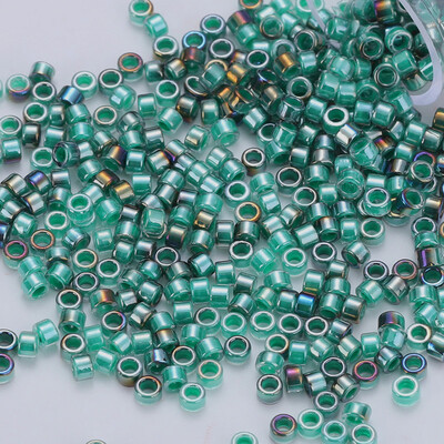 600 kusov 2,5 mm japonských kvalitných sklenených korálok pre natívnu korálkovú prácu, 10 gramov/vrecko, vodeodolné, pozlátené sklenené korálky