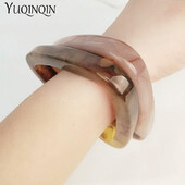 Brățări vintage colorate din rășină, mari și subțiri, pentru femei, triunghi, cu farmec geometric, brățări, pentru petrecerea de vară, bijuterii de modă, cadouri