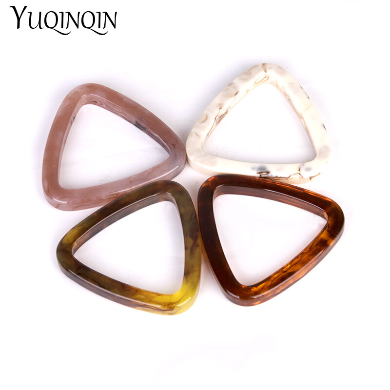 Brățări vintage colorate din rășină, mari și subțiri, pentru femei, triunghi, cu farmec geometric, brățări, pentru petrecerea de vară, bijuterii de modă, cadouri