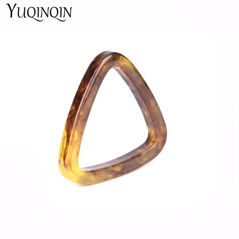 Brățări vintage colorate din rășină, mari și subțiri, pentru femei, triunghi, cu farmec geometric, brățări, pentru petrecerea de vară, bijuterii de modă, cadouri