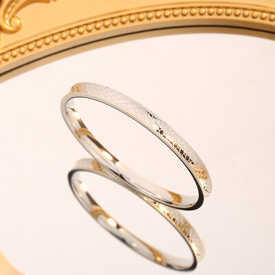 Luksuzna narukvica od korejskog cvijeća od titanijskog čelika, modni lagani luksuzni narukvica za žene, široka narukvica za Valentinovo