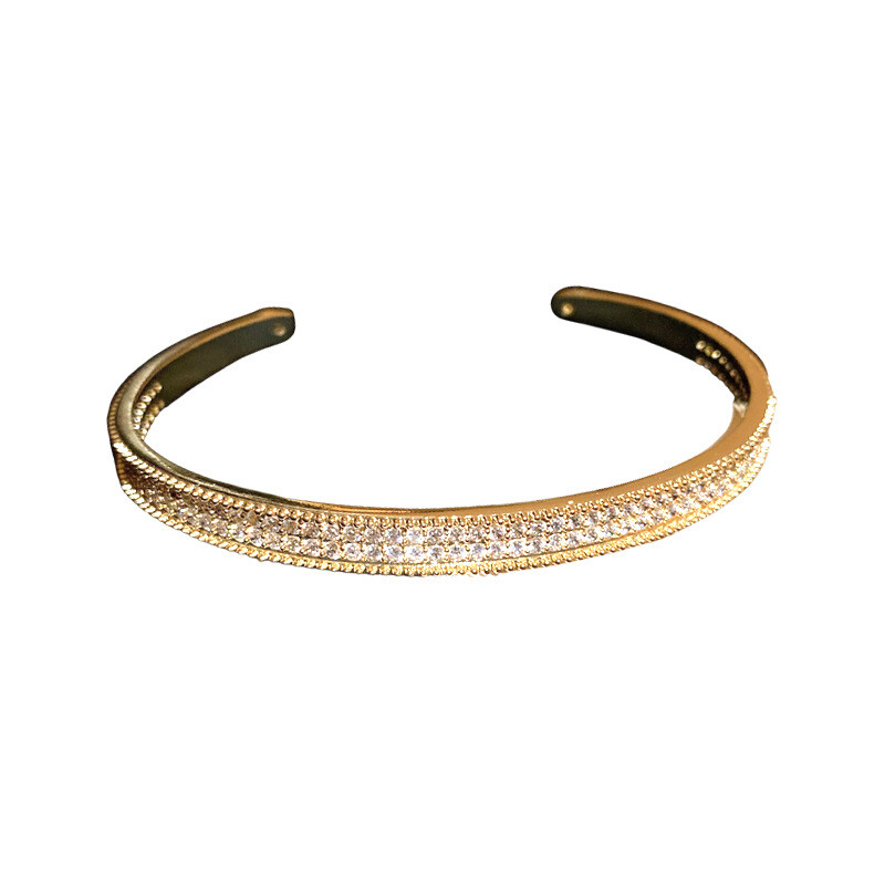 Új Korea, Exquisite, egyszerű, geometrikus nyitású karkötő, divatos temperamentum Joker karkötő, elegáns női bankett ékszer