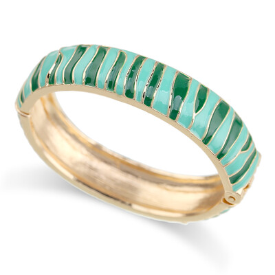 New Design Statement Cuff Bangle Narukvica za žene Djevojke Pozlaćena s emajlom Šarena modna narukvica A pulseira