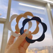 Γλυκά πολύχρωμα λουλούδια με μανσέτα βραχιόλια από ρητίνη για γυναίκες Charm Candy Color Geometryr Ακρυλικά βραχιόλια Καλοκαιρινό πάρτι κοσμήματα καρπού