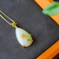 Κλασικό Ρετρό Ένθετο Χρυσό Χρώμα Χειροτεχνία Απομίμηση Jade Dragon Pillar Phoenix Κολιέ χρυσό μενταγιόν Ανδρικά Γυναικεία Δώρο Ζευγάρι