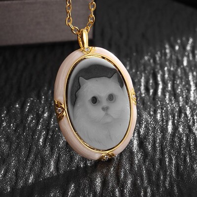 Κλασικό Ρετρό Ένθετο Χρυσό Χρώμα Χειροτεχνία Απομίμηση Jade Dragon Pillar Phoenix Κολιέ χρυσό μενταγιόν Ανδρικά Γυναικεία Δώρο Ζευγάρι