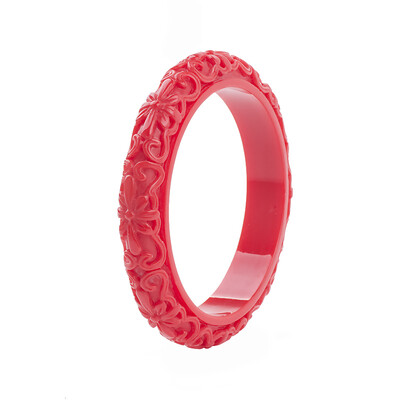 Klasszikus műgyanta mandzsetta gravírozott virág karkötők karkötők női új divat akril karkötő női egyszerű varázslat esküvői ékszerek