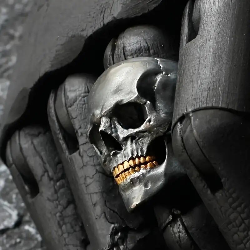 Vintage punk rozsdamentes acél koponya gyűrűk férfiaknak gótikus punk horror koponya gyűrűk hip hop férfi motoros rock motoros ékszerek ajándékok