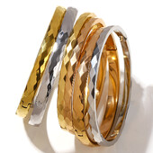 AENSOA paprastos rombo formos lygaus paviršiaus nerūdijančio plieno apyrankės apyrankės moterims Madingi paauksuoto metalo apyrankės papuošalai