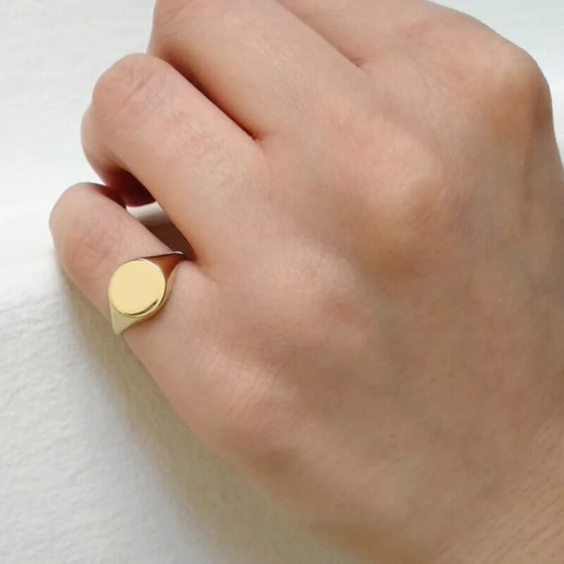 női gyűrűk rozsdamentes acél gyűrű női szikla négyzet szív ovális klasszikus uniszex arany ékszerek női gyűrű, mint Nagyker