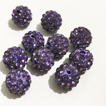 Δωρεάν αποστολή! 10mm 12mm Rhinestone Spacer Beads Στρογγυλές καλής ποιότητας Χάντρες DIY για αξεσουάρ κεντήματος και κατασκευή κοσμημάτων