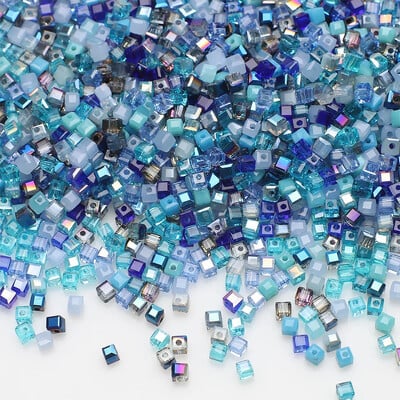 100 bucăți 3 mm mărgele de sticlă pătrată cu fațete de cristal verde pentru fabricarea de bijuterii, bricolaj, colier, brățară, accesorii de îmbrăcăminte