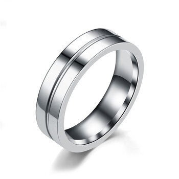 KNOCK Trendy Wedding Bands Δαχτυλίδια για γυναίκες / άντρες Love δώρο σε χρυσό χρώμα από ανοξείδωτο ατσάλι CZ Promise Couple Jewelry