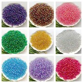 4/5/6/8/10MM veleprodajne okrugle akrilne perle AB boje s ravnom rupom, prozirne za izradu nakita, DIY narukvica