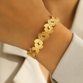 Rozsdamentes acél karkötők Aszimmetrikus szívfüggő pulóver lánc karkötők női ékszerek nem fakulnak kiváló minőségű finom ajándékok