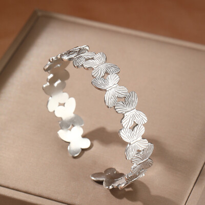 Rozsdamentes acél karkötők Aszimmetrikus szívfüggő pulóver lánc karkötők női ékszerek nem fakulnak kiváló minőségű finom ajándékok