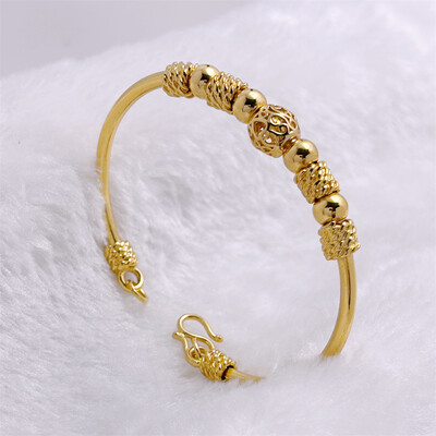 Brățări de mână pentru femei de culoare aurie Brățară cu mărgele cu mai multe mărgele Brățări Bratara pentru femeie Bijuterii de nuntă Accesorii Cadouri