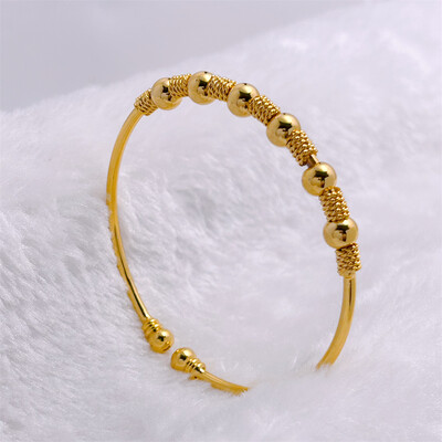 Brățări de mână pentru femei de culoare aurie Brățară cu mărgele cu mai multe mărgele Brățări Bratara pentru femeie Bijuterii de nuntă Accesorii Cadouri