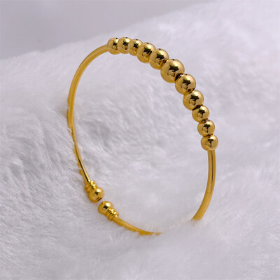 Brățări de mână pentru femei de culoare aurie Brățară cu mărgele cu mai multe mărgele Brățări Bratara pentru femeie Bijuterii de nuntă Accesorii Cadouri