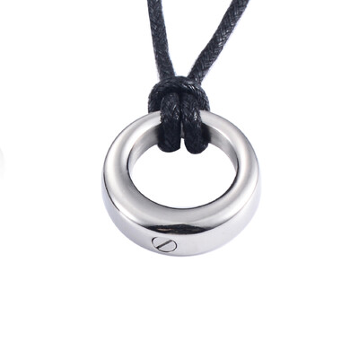 24 mm nerezový kruh života pamätný prívesok kremácia popol urna pamiatka parfum fľaša amulet šperky s lanovou retiazkou