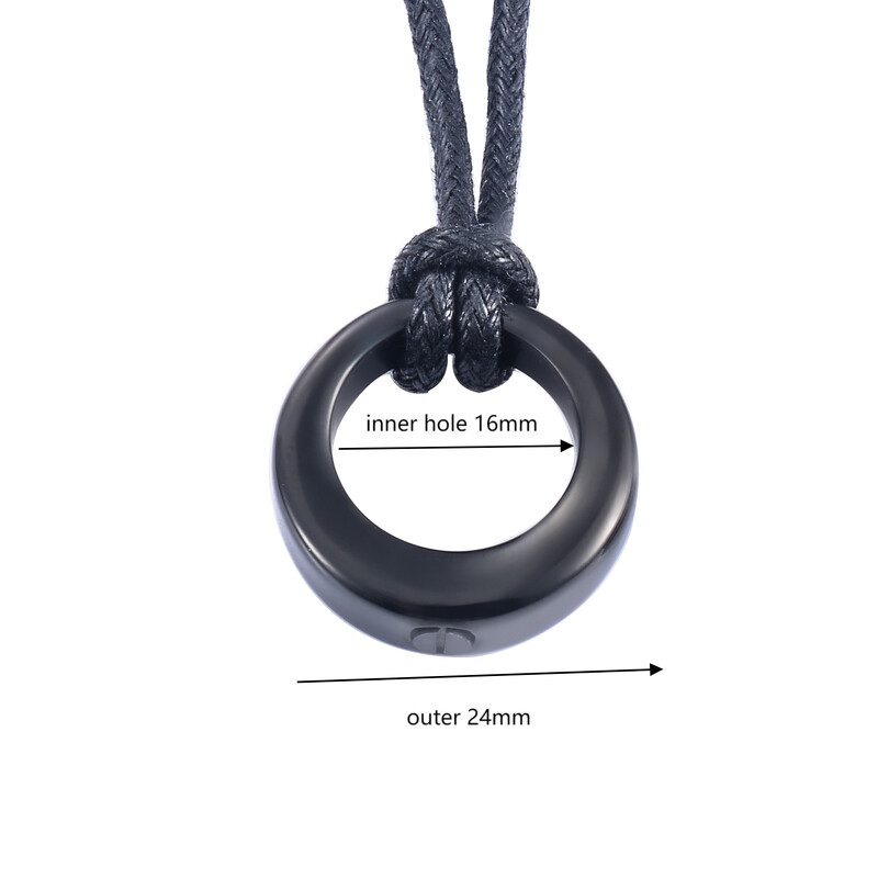 24 mm nerezový kruh života pamätný prívesok kremácia popol urna pamiatka parfum fľaša amulet šperky s lanovou retiazkou