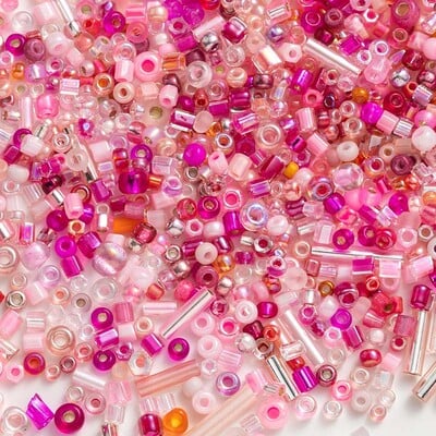 Miyuki Seedbeads Mixes Okrúhle sklenené korálky Bugle Mix náhodne zmiešané farby a veľkosti DIY Korálkovanie Práca Odev Vyšívacie doplnky