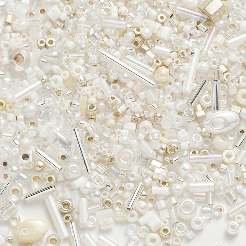 Miyuki Seedbeads Mixes Okrúhle sklenené korálky Bugle Mix náhodne zmiešané farby a veľkosti DIY Korálkovanie Práca Odev Vyšívacie doplnky