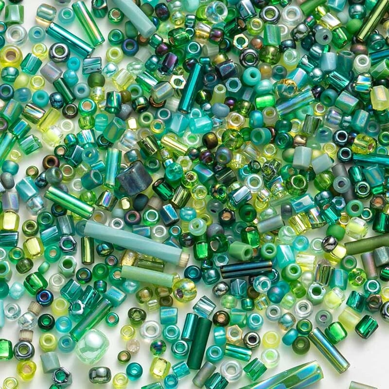 Miyuki Seedbeads Mixes Okrúhle sklenené korálky Bugle Mix náhodne zmiešané farby a veľkosti DIY Korálkovanie Práca Odev Vyšívacie doplnky
