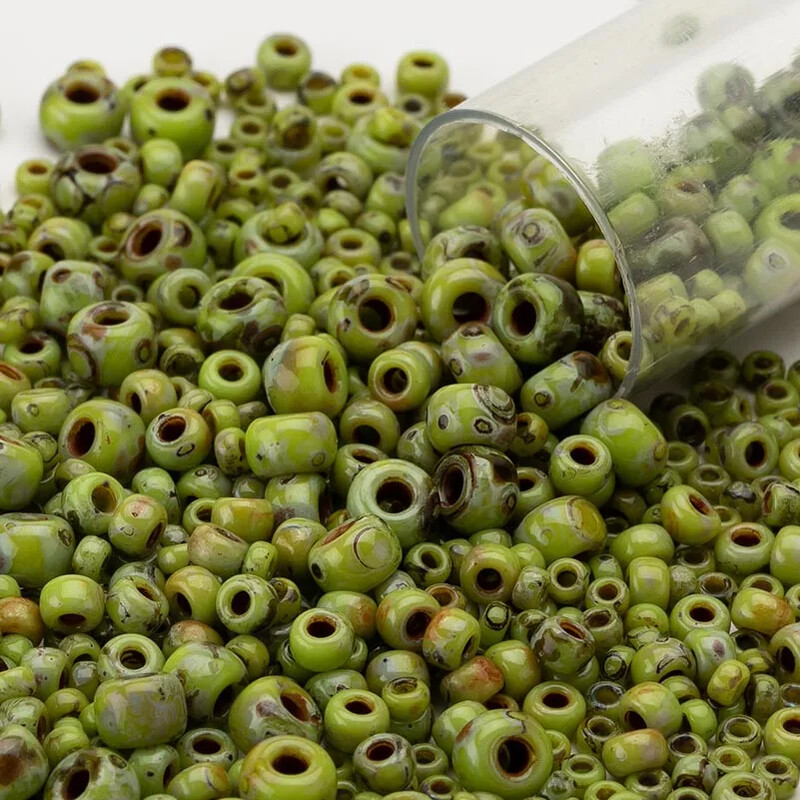 TD Miyuki okrúhle korálky Picasso na výrobu oblečenia, ručne vyrábané darčeky, boho štýl 2 mm 3 mm 4 mm, mix veľkosti 10 gramov/balenie