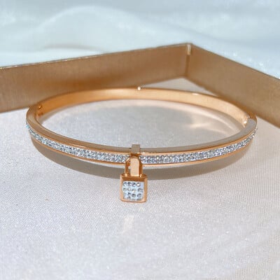 Luxus karkötő nőknek, rozsdamentes acél karkötő szett Bájok Divat ékszer kiegészítők