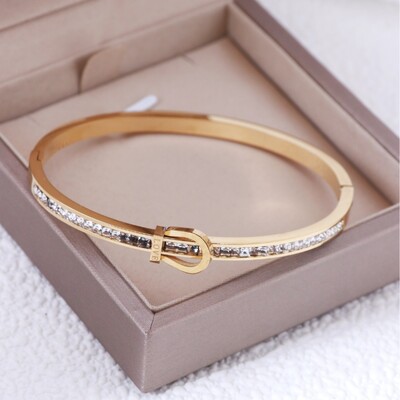 Luxus karkötő nőknek, rozsdamentes acél karkötő szett Bájok Divat ékszer kiegészítők