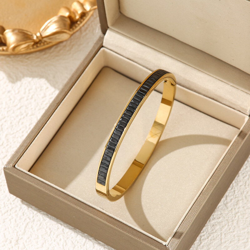 Luxus karkötő nőknek, rozsdamentes acél karkötő szett Bájok Divat ékszer kiegészítők