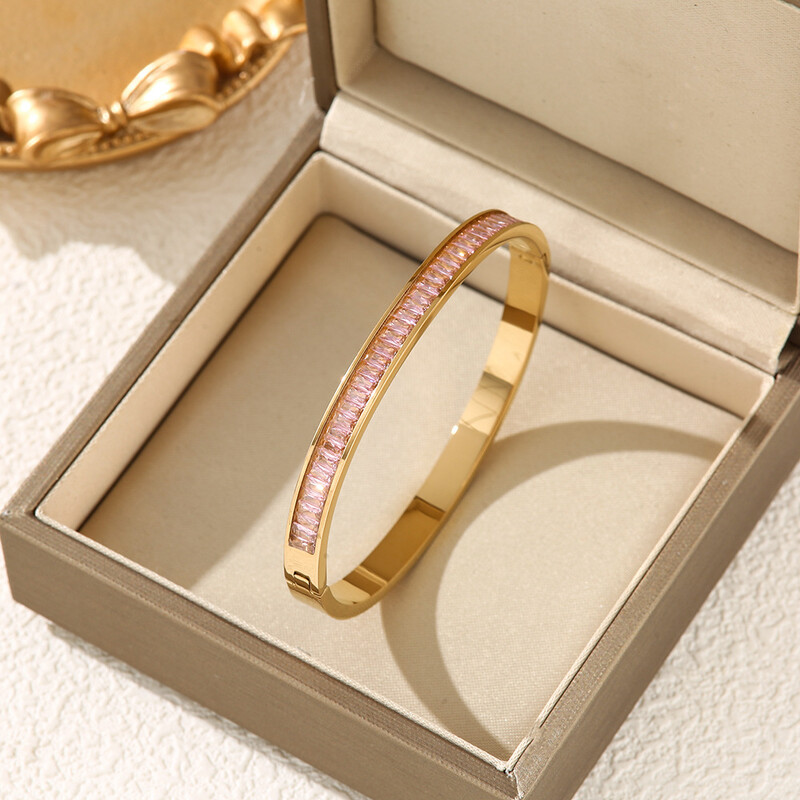 Luxus karkötő nőknek, rozsdamentes acél karkötő szett Bájok Divat ékszer kiegészítők