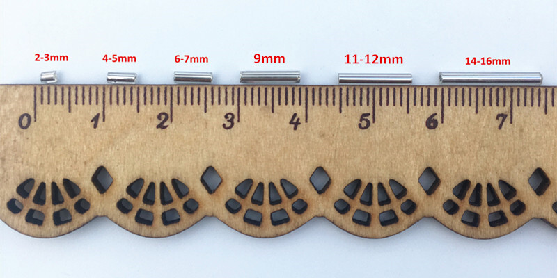 10g/csomag Több méretben Arany cseh üveg maggyöngyök távtartó cső bugles gyöngyök ékszerkészítéshez hímzés barkács varrás kiegészítők