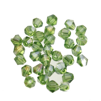 100 db Exquisite 4mm Bicone gyöngyök arany pezsgő laza kristály gyöngyök ékszer jelöléshez barkács nyaklánc karkötő kézműves