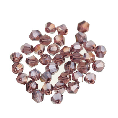 100 db Exquisite 4mm Bicone gyöngyök arany pezsgő laza kristály gyöngyök ékszer jelöléshez barkács nyaklánc karkötő kézműves