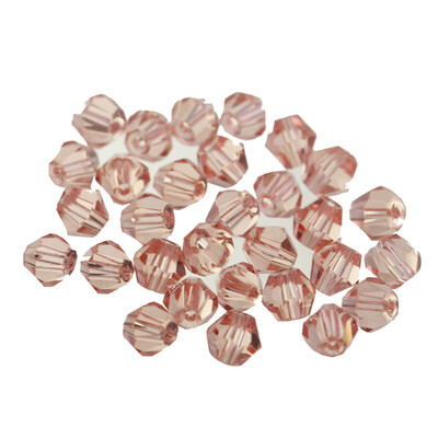 100 db Exquisite 4mm Bicone gyöngyök arany pezsgő laza kristály gyöngyök ékszer jelöléshez barkács nyaklánc karkötő kézműves