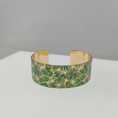 Metalna tiskana narukvica za žene Jednostavan vrhunski dizajn Modni ručni nakit Vruća rasprodaja Poklon za zabavu 2024. Novi stil