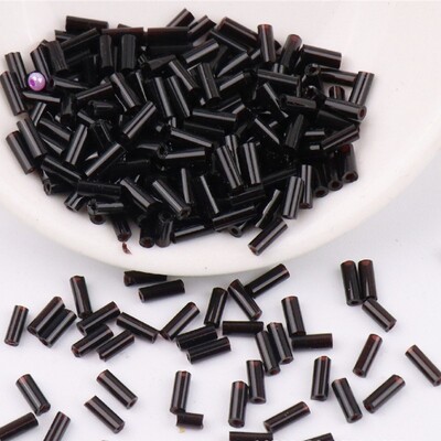 2*2 mm 2*4 mm 2*6 mm strieborné korálky plnené trubicou, ručne šité korálkové ryžové korálky, ručne vyrobené náramkové doplnky, veľkoobchod s trubicou H.