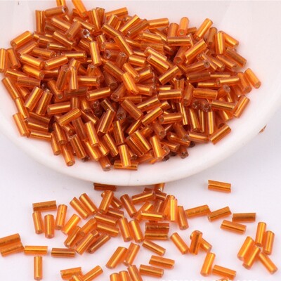 2*2 mm 2*4 mm 2*6 mm strieborné korálky plnené trubicou, ručne šité korálkové ryžové korálky, ručne vyrobené náramkové doplnky, veľkoobchod s trubicou H.
