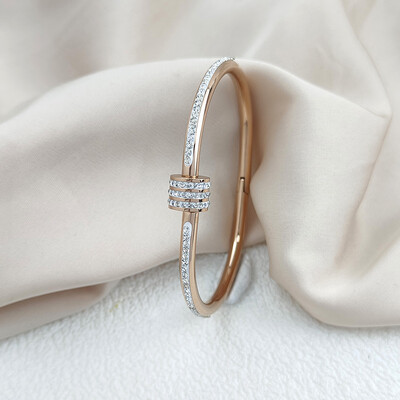 Divatos köröm aranyozott rozsdamentes acél karkötő, igazi szerelem zár víztégla ékszerek, ajándékok nőknek