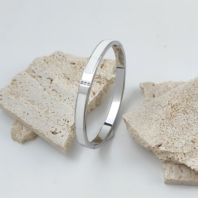 Divatos köröm aranyozott rozsdamentes acél karkötő, igazi szerelem zár víztégla ékszerek, ajándékok nőknek