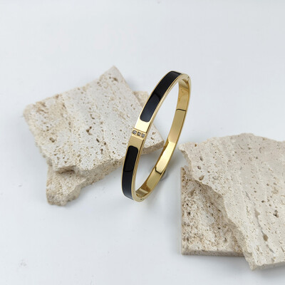 Divatos köröm aranyozott rozsdamentes acél karkötő, igazi szerelem zár víztégla ékszerek, ajándékok nőknek