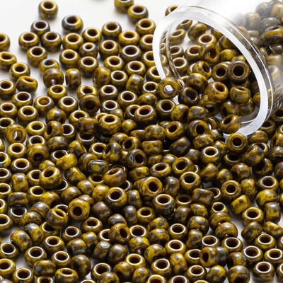 Miyuki stiklo karoliukai 10 gramų / maišelis 2 mm 3 mm 4 mm originalūs japoniški apvalūs Picasso stiklo karoliukai, skirti moderniam siuvinėjimo karoliui