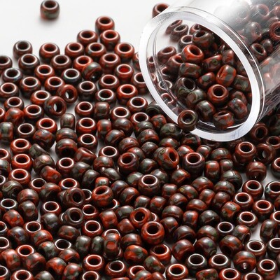 Miyuki stiklo karoliukai 10 gramų / maišelis 2 mm 3 mm 4 mm originalūs japoniški apvalūs Picasso stiklo karoliukai, skirti moderniam siuvinėjimo karoliui