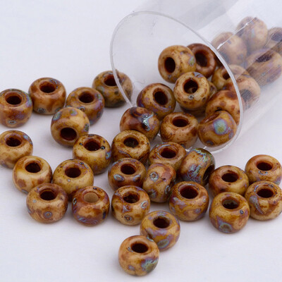 Miyuki stiklo karoliukai 10 gramų / maišelis 2 mm 3 mm 4 mm originalūs japoniški apvalūs Picasso stiklo karoliukai, skirti moderniam siuvinėjimo karoliui