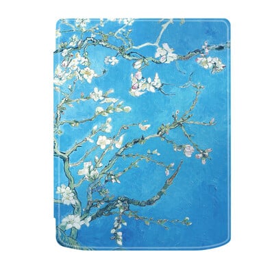 PocketBook 743 InkPad Color 2, InkPad 4 PU bőr puha tok 7,8 hüvelykes e-könyv olvasó borítóhoz Auto Sleep Wake PB743 Shell Funda