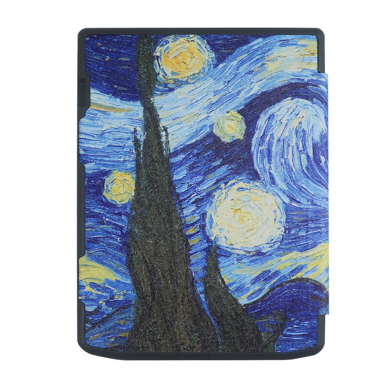 PocketBook 743 InkPad Color 2, InkPad 4 PU bőr puha tok 7,8 hüvelykes e-könyv olvasó borítóhoz Auto Sleep Wake PB743 Shell Funda