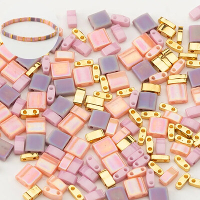 TD stiklo karoliukai japoniški Miyuki TL HTL QTL MIX Įvairių dydžių Muticolor DIY Moterims Boho laikiklis Populiarus 5 gramai / maišelis